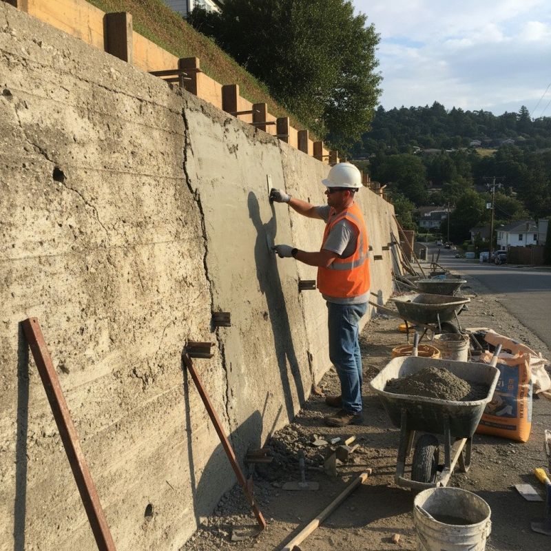 Local Cement Wall Pouring pros at work