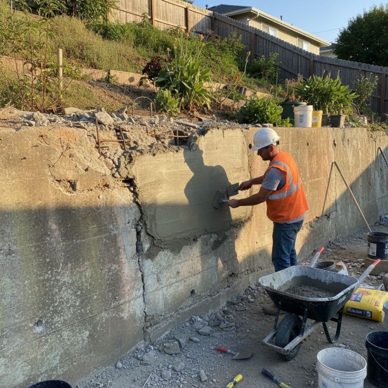 Cement Wall Pouring