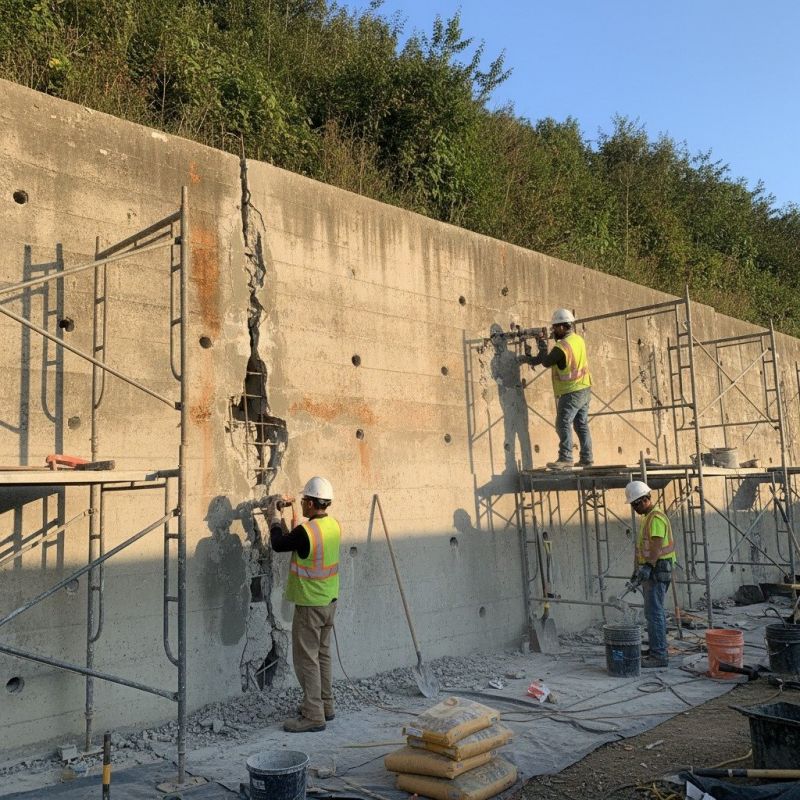 Cement Wall Pouring